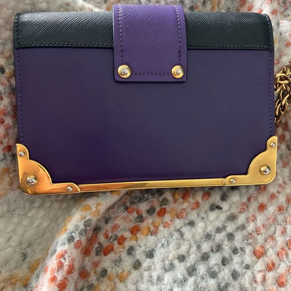 Prada City Calf Astrology Cahier, Viola + Nero. - Picture 2 of 9